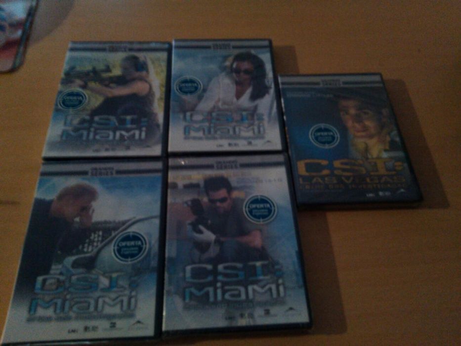 5 dvds CSI ainda embalados