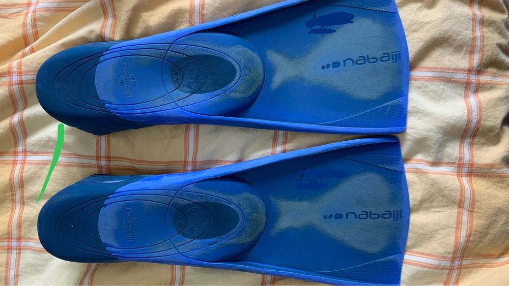 Barbatanas de natação decathlon