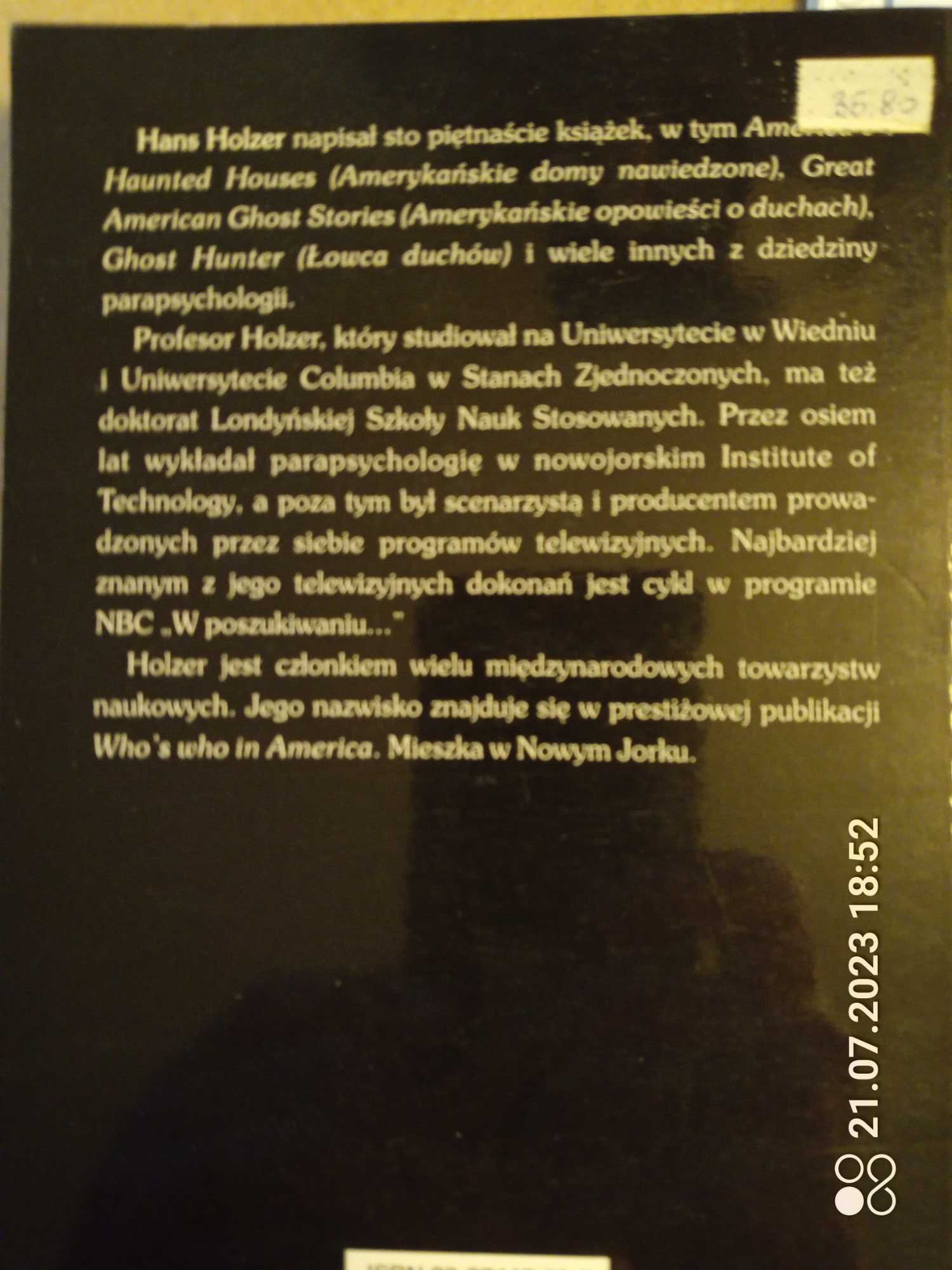 Tamten Swiat ,nieodparte dowody na istnienie bytow przeszlych,