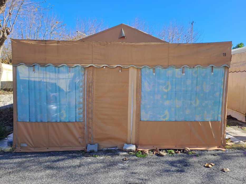Estrutura tenda 43m2