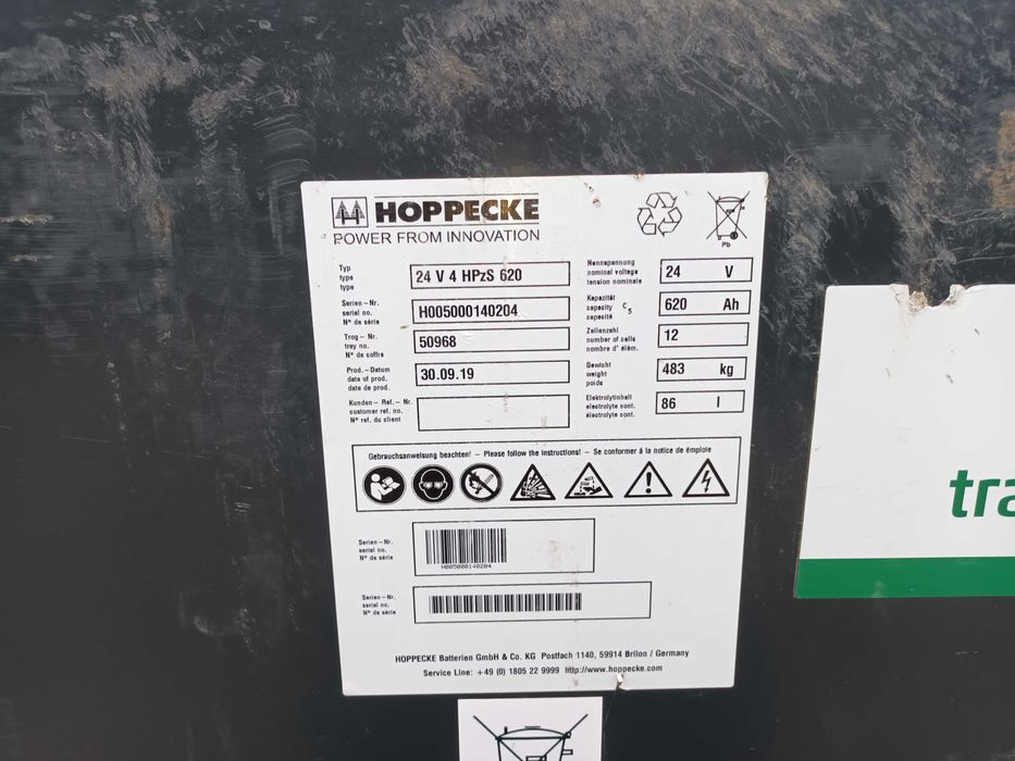 Bateria trakcyjna magazyn energii 24V4HPzS620 19r