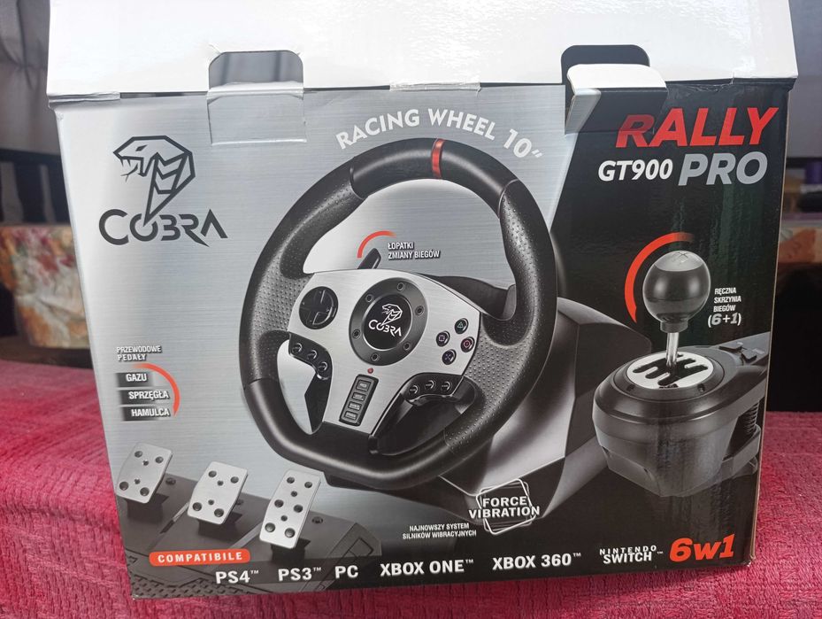 Kierownica gamingowa cobra rally gt900 pro