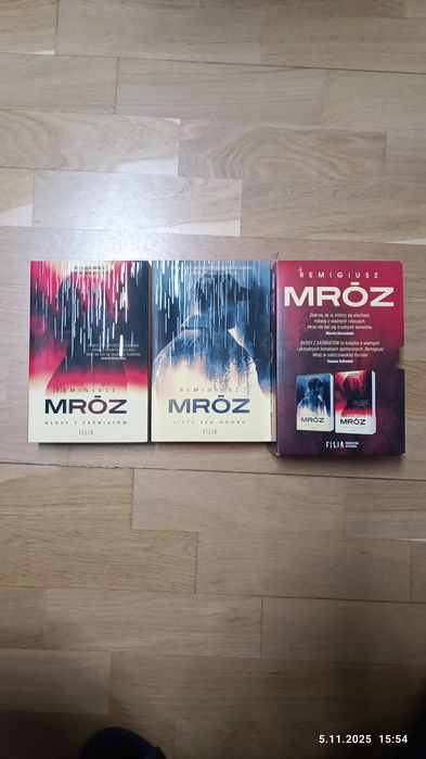 Listy zza grobu, głosy z zaświatów, 2 książki , Remigiusz Mróz