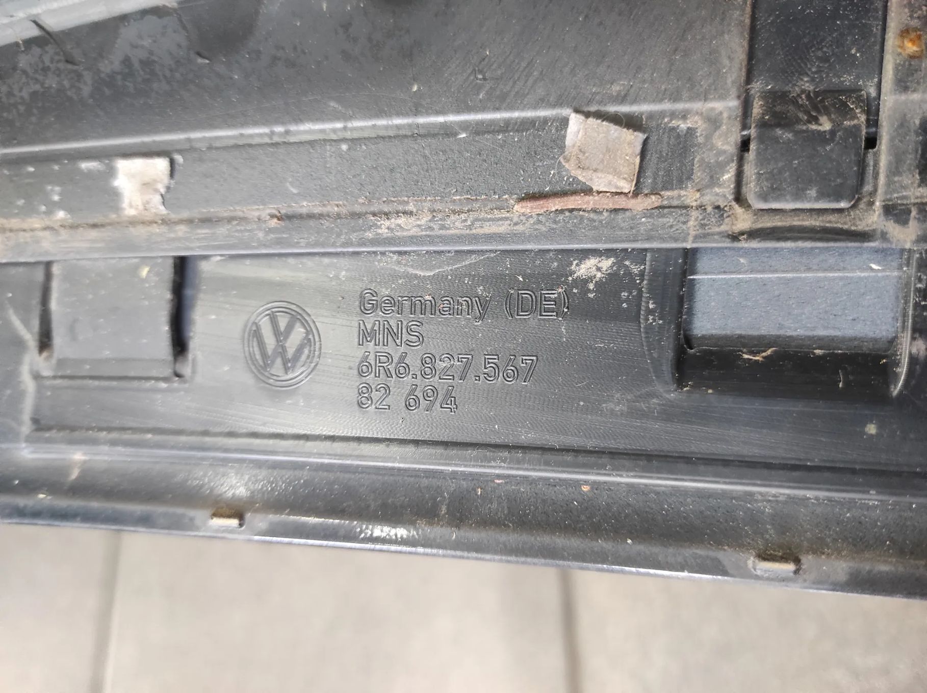 SPOJLER SPOILER LOTKA DASZEK TYLNEJ KLAPY OE VW POLO 5 6R BLUEMOTION 6R6827567 6R6805946 6R6805945 WYSYŁKA !!!!