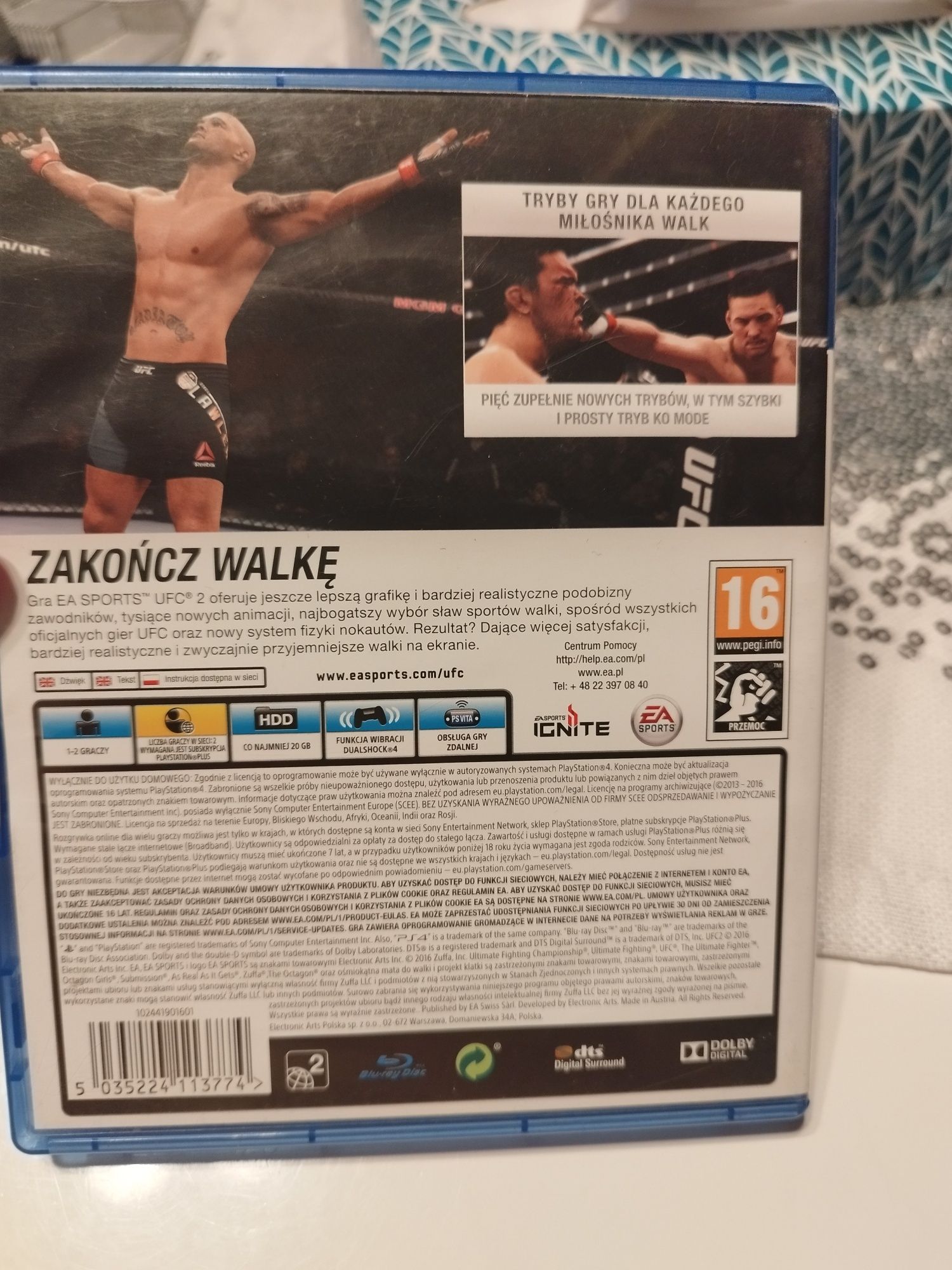 UFC Ps4 płyta PlayStation 4