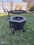 Grill ogrodowy palenisko do palenia drewnem