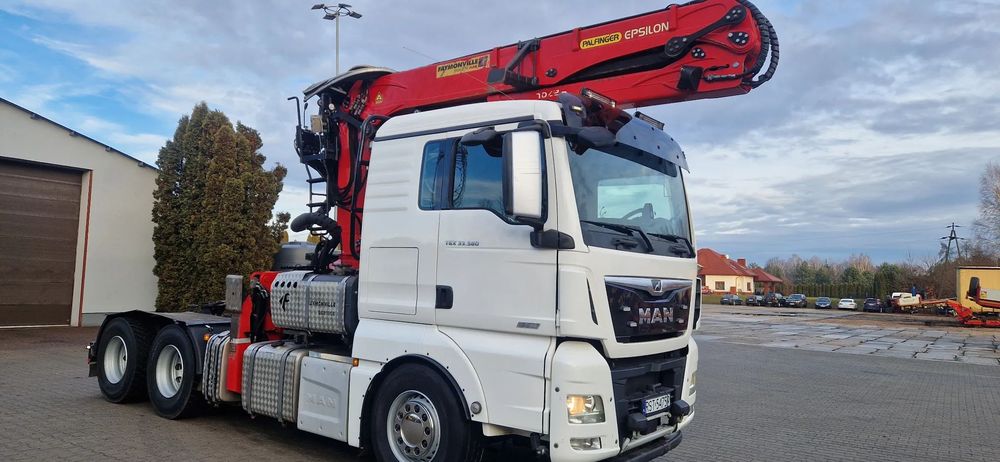 MAN TGX 33.580  MAN TGX 33.580 6X4 Do drewna lasu