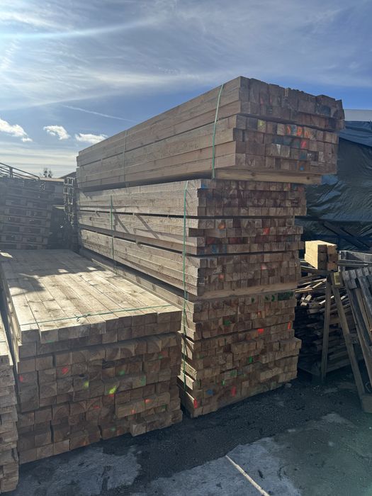 kantówki, belki, różne rozmiary, surowe, wstępnie zaimpregnowane