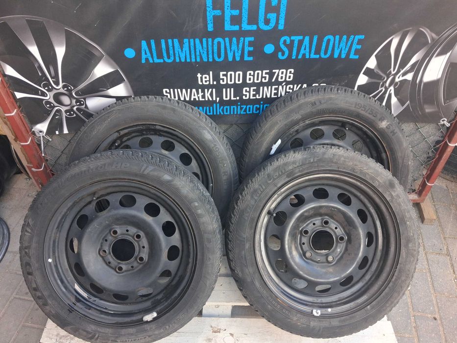 4x koła R16 5x120 Bmw 1 E87 F20 3 E46 E90 E91 F30 195/55 R16
