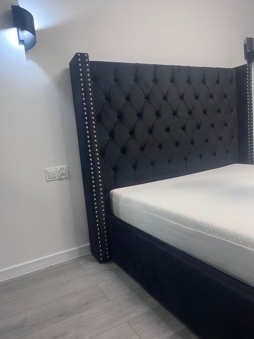 Łóżko razem z materacem marki Wellpur 140x200