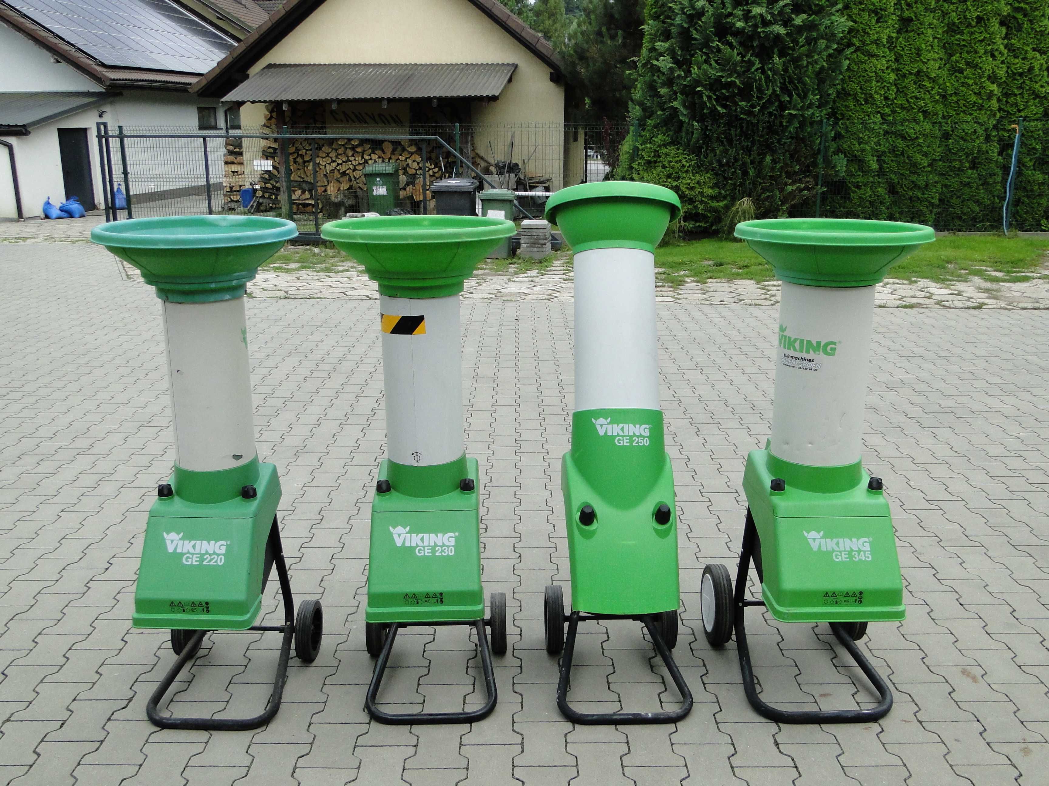 Rozdrabniacz do gałęzi rębak BOSCH ELIET VIKING STIHL CRAFT Germany