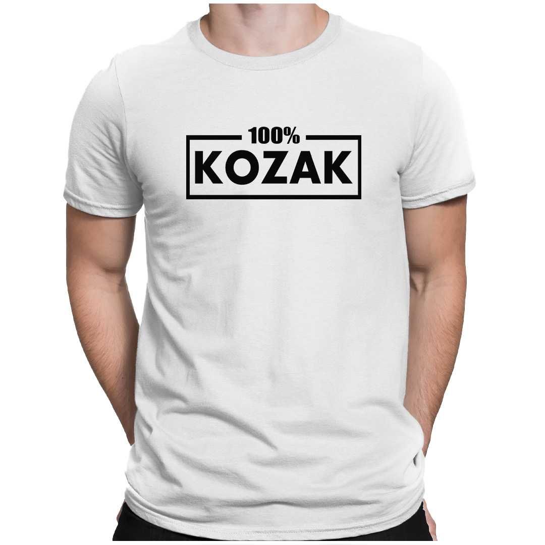 Koszulka męska 100% KOZAK śmieszna z napisem NA PREZENT dla Niego