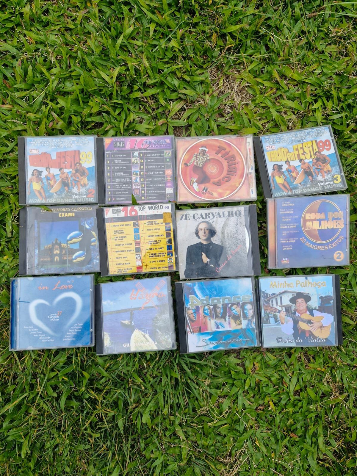 Cassetes e discos vinil