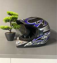 Kask motocyklowy enduro cross nitro racing