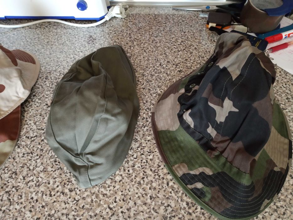 Chapéus do Exército Francês novos bonés e boonies camuflados