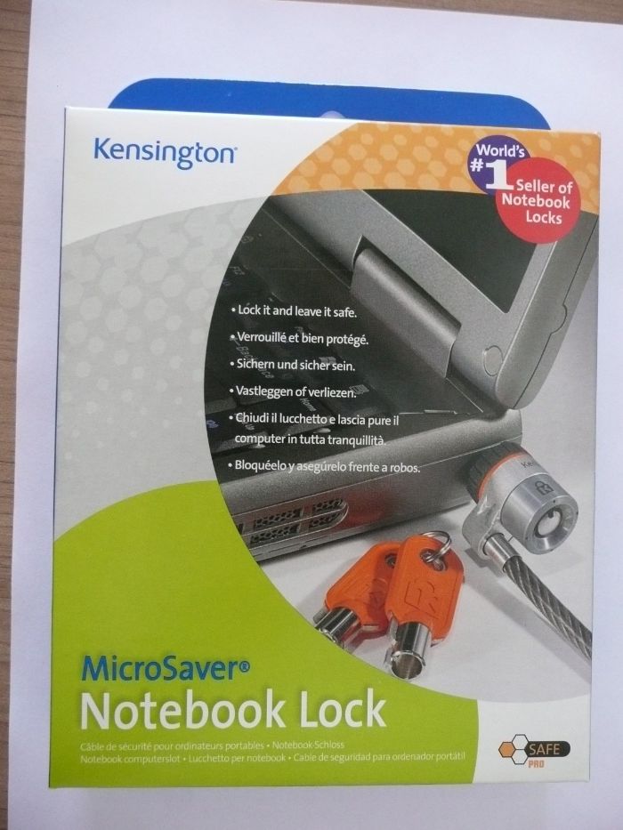 Blokada linka do laptopa Kensington Lock MicroSaver 1,8m, T-bar