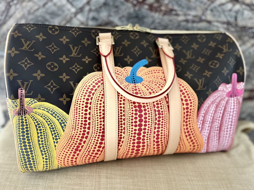 Женская спортивная сумка Louis Vuitton Keepall 45cm original б/у