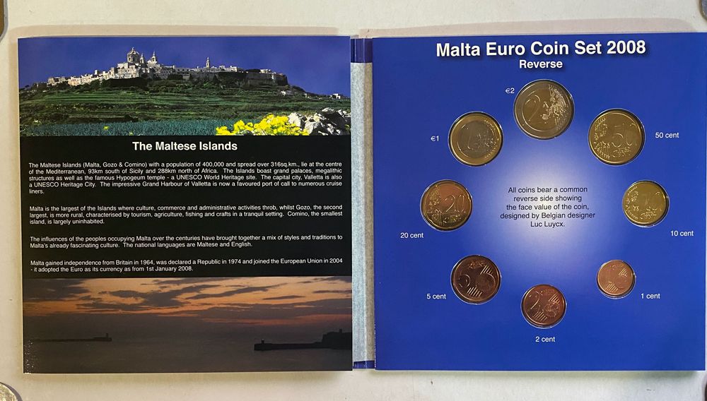 Malta euro BNC 2008