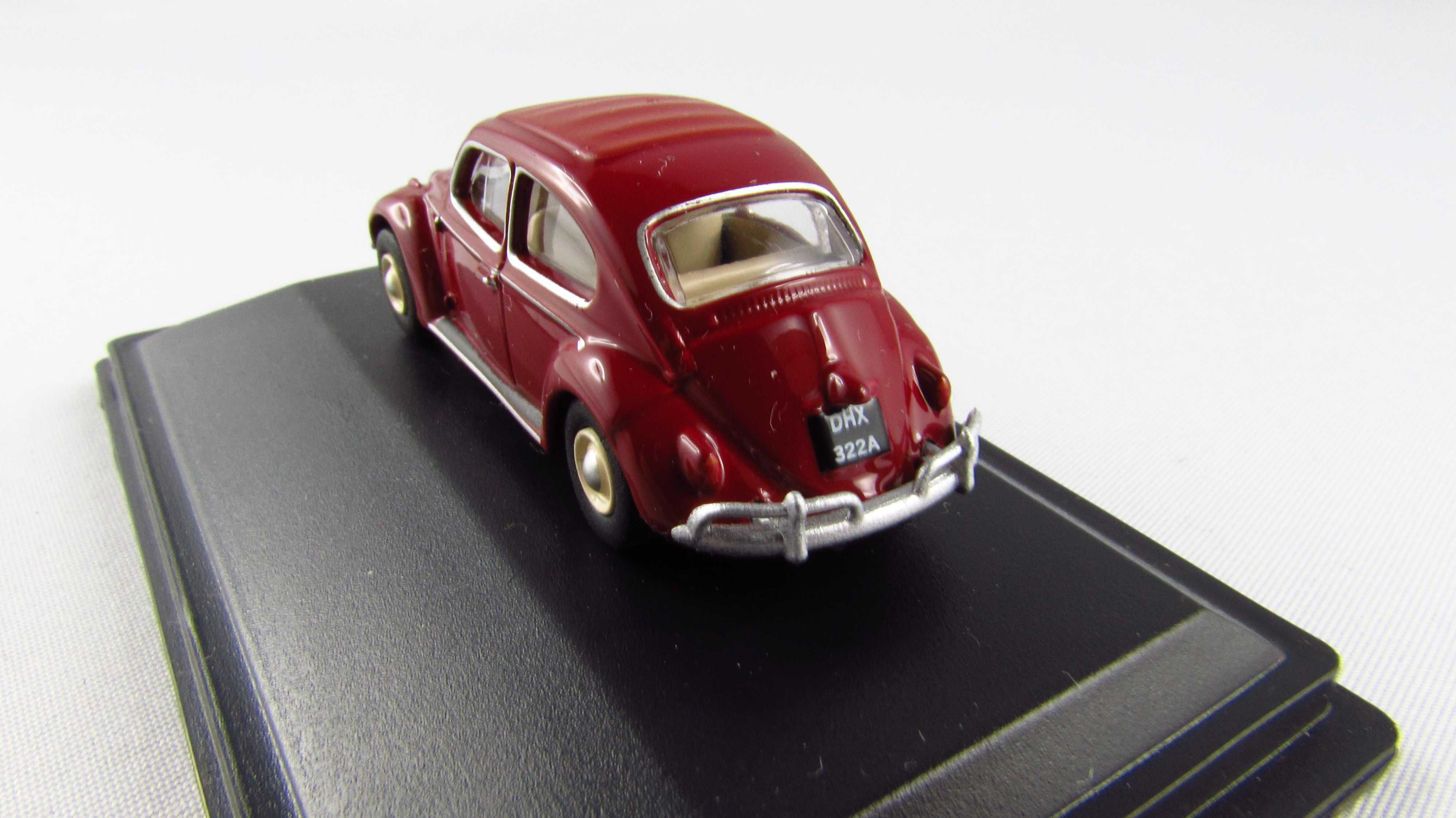 OXFORD DIECAST - Ruby Red VW Beetle Garbus Model Samochód 1:43