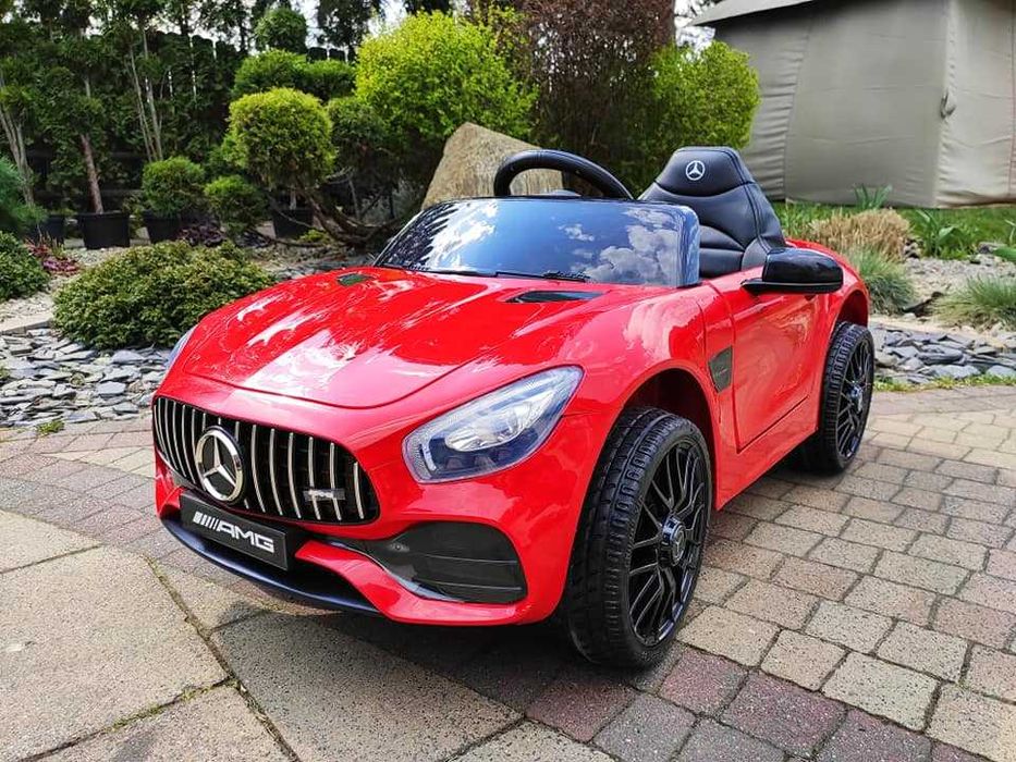 BAWIBUS.PL Auto samochód na akumulator MERCEDES GTR pojazd dla dzieci