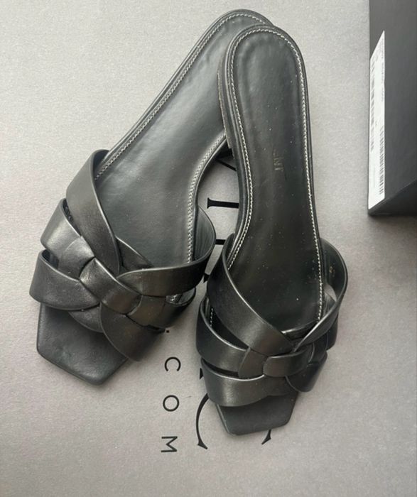 Klapki ysl rozmiar 37 czarne