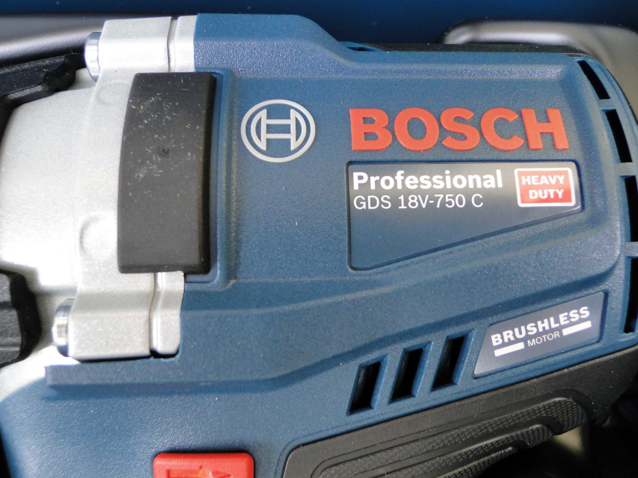 BOSCH GDS  18V-750 C, Klucz Udarowy, Solo w L-Boxx, Nowy
