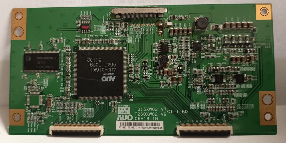 Logika tcon AUO T315XW02 V7 T260XW02 V9 06A18-1B tv Sony 32"