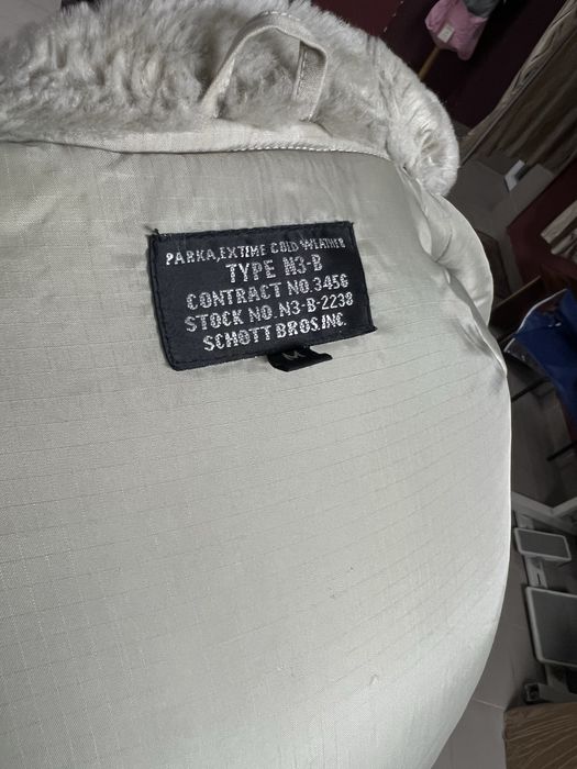 Куртка Schott N-3B Аляска (alpha industries), размер M/L.