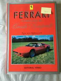 Livro de história automóvel Ferrari: o eterno mito do cavalo rompante
