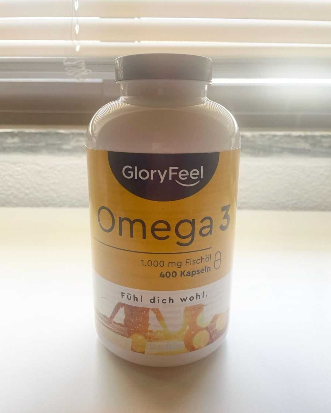 400 cápsulas de Omega 3  GloryFeel