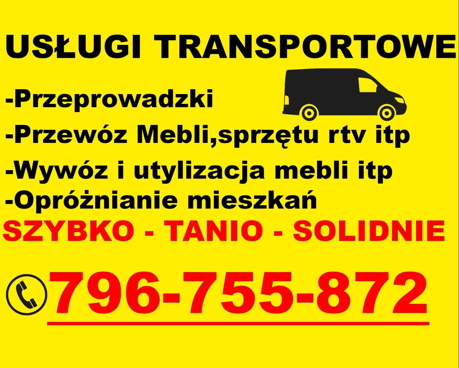 Przeprowadzki Transport Utylizacja mebli Zduńska Wola Tanio