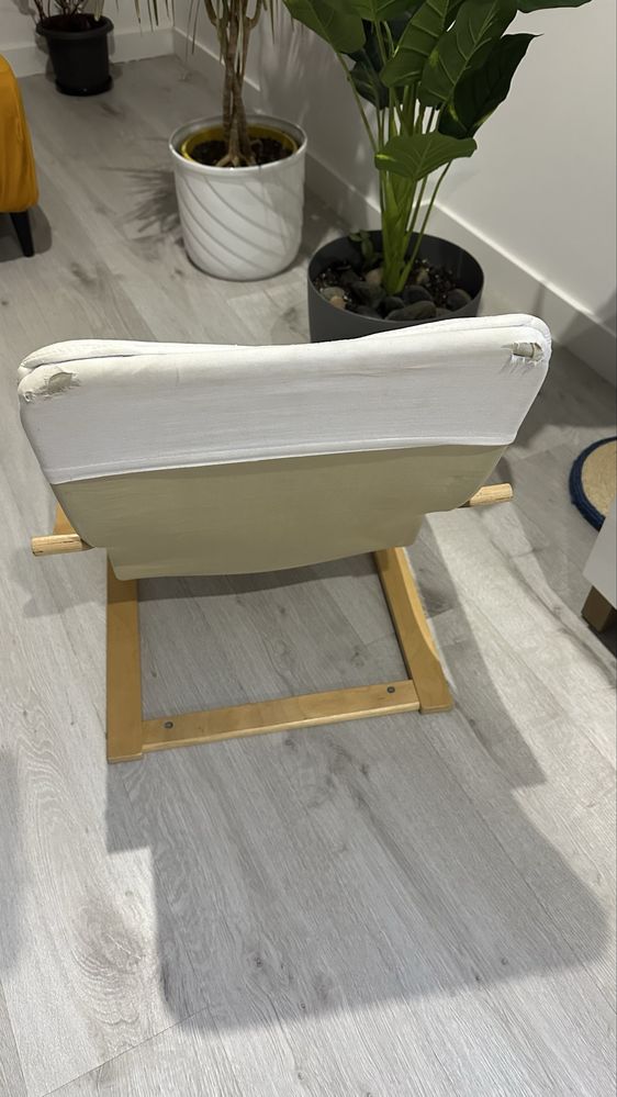 Ikea poltrona poang criança