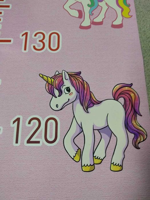 Ростомер-наклейка Единороги Unicorn