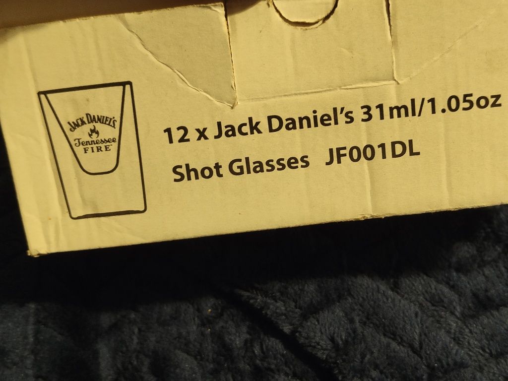 Kieliszki LUX  Jack Daniels Fire  12szt. Nowe