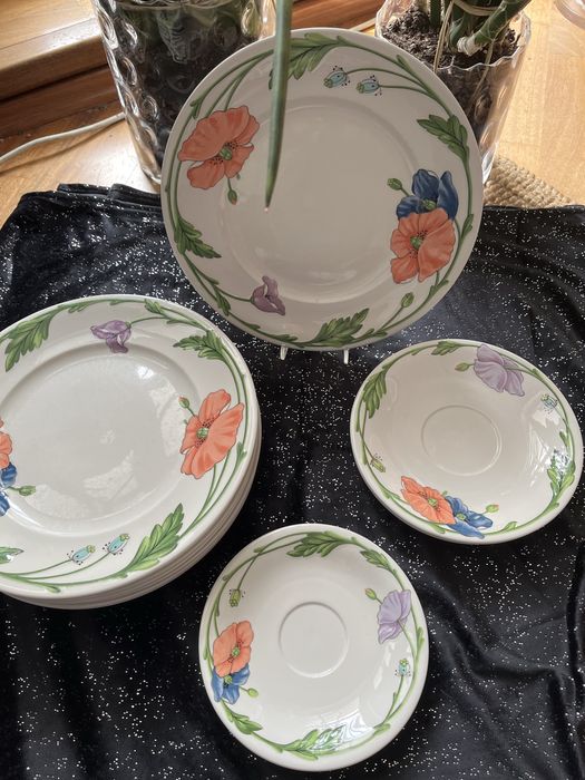 Villeroy amapola talerze 13 sztuk