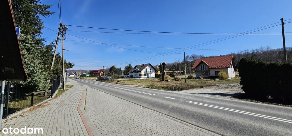 Działka budowlana  830m2 Stradomka 30km Kraków