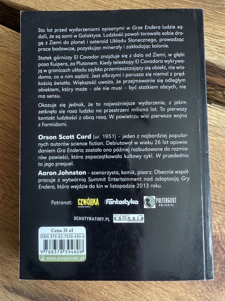 W przededniu. Orson Scott Card, Aaron Johnston.
