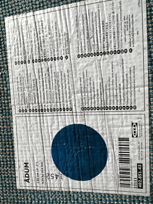 Tapete redondo 130 cm