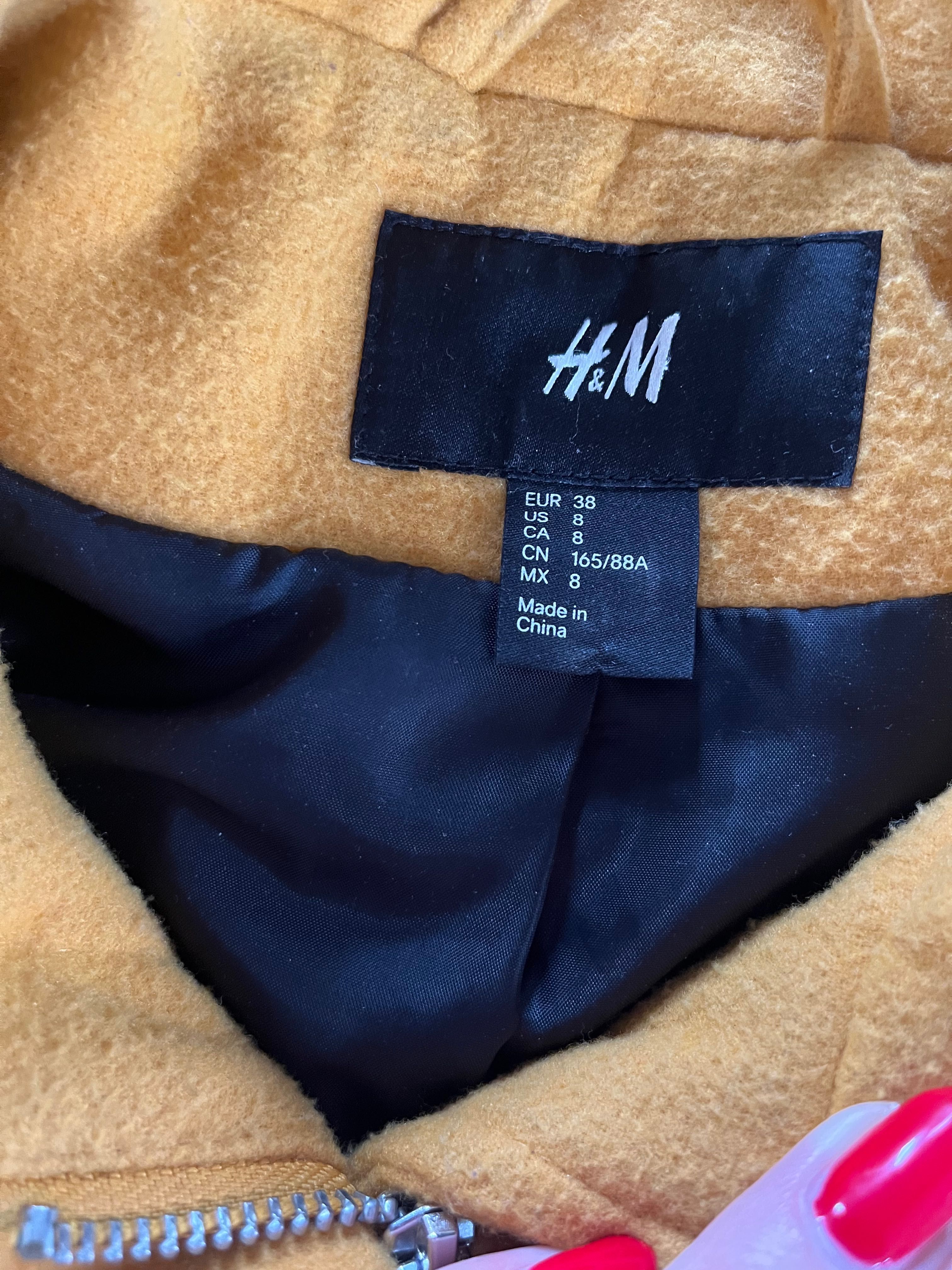 Płaszczyk z kapturem H&M 38