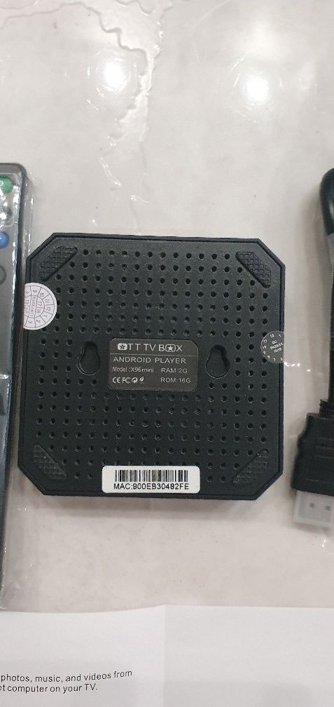 Смарт приставка smart TV box X96
