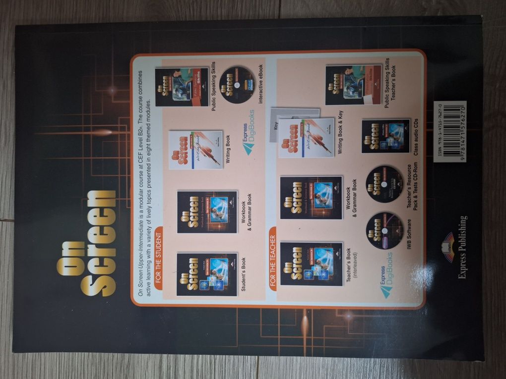 On screen b2+ workbook