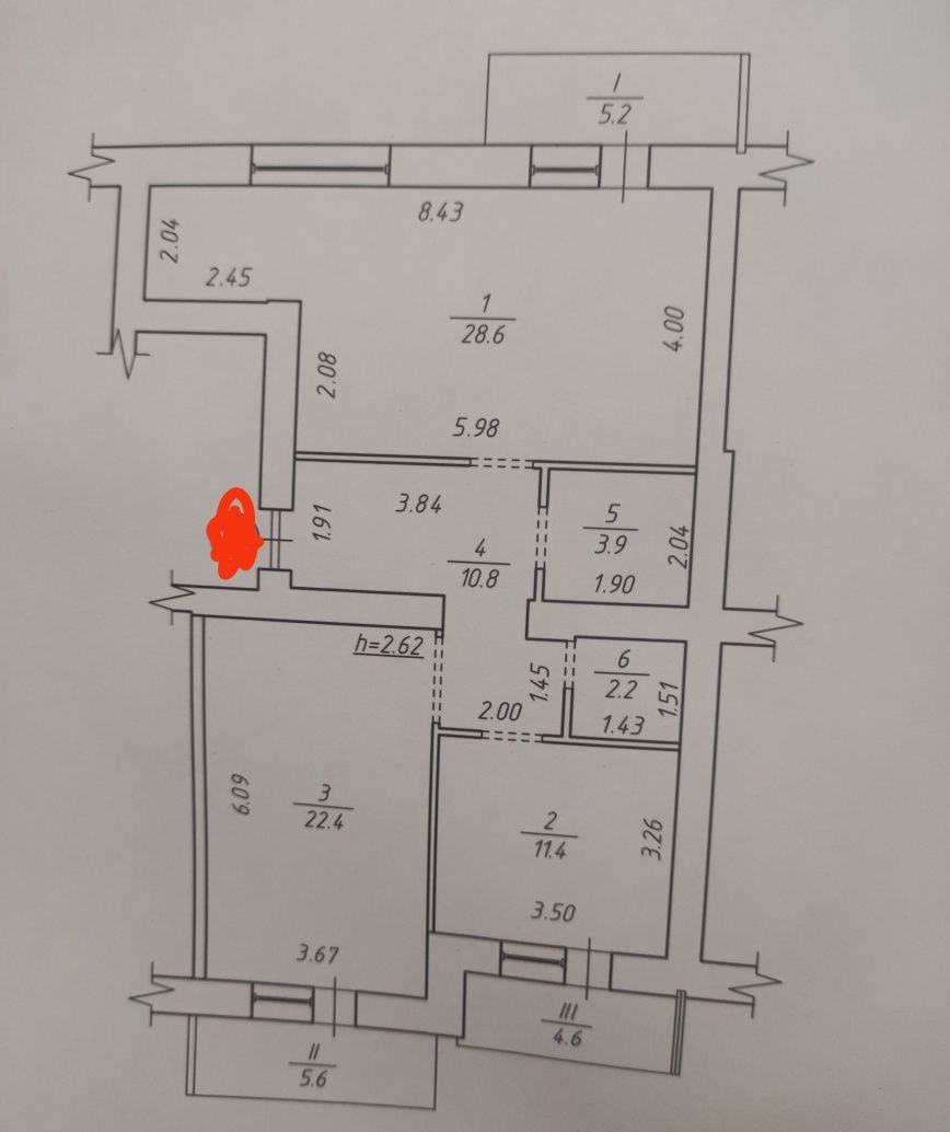 Продам квартиру в новому будинку 94м2 М.Лушпи 5