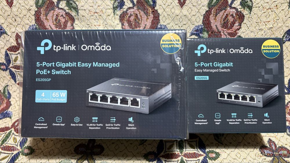 TP-Link ES205G i ES205GP switch przełącznik Omada