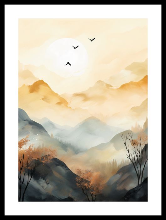 Plakat 29,7x42cm Zorza Świtania