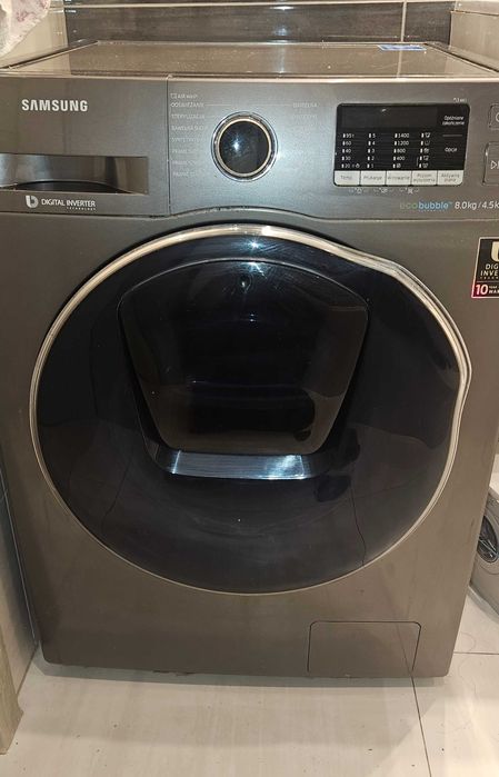Pralko–suszarka Samsung EcoBubble 8 kg / 4,5 kg – w pełni sprawna