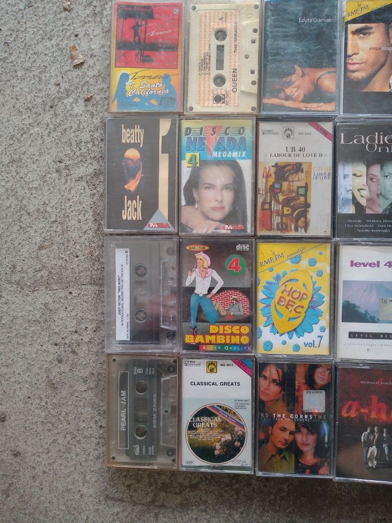 Kaseta magnetofonowa 48szt kolekcja,pop,rock,disco