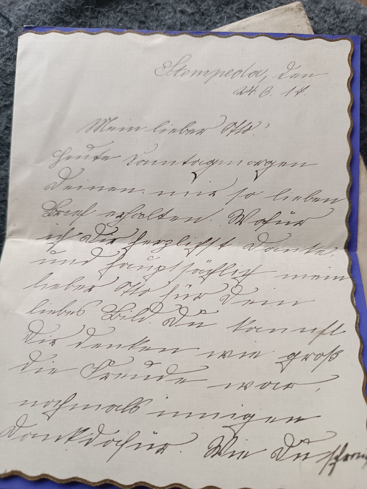 List z 1917 roku