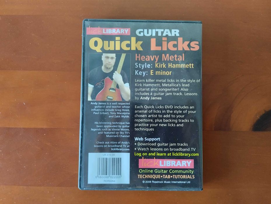Aprender a tocar guitarra eléctrica no estilo de Kirk Hammett