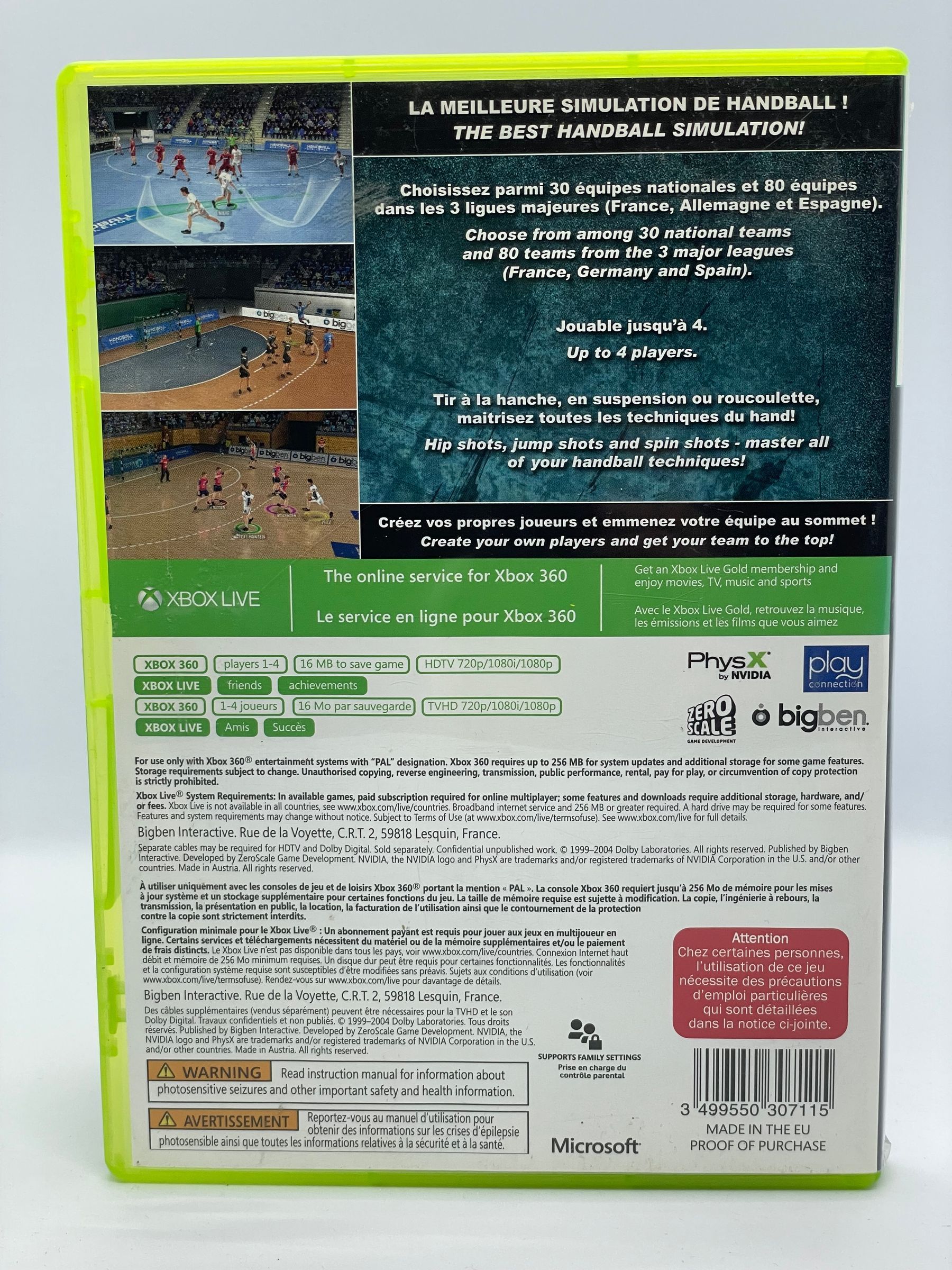 IHF Handball Challenge XBOX 360