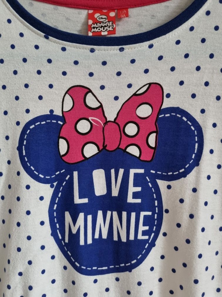 Sukienka z Myszką Minnie, Disney, tiul, r. 134